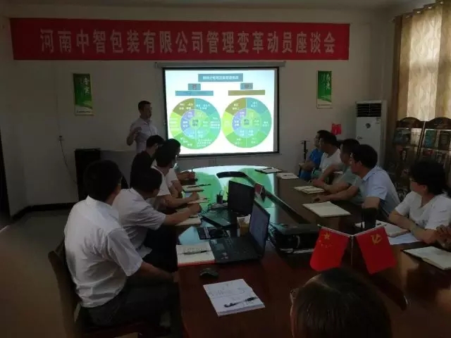 熱烈祝賀河南中智包裝有限公司管理變革動(dòng)員座談會(huì)圓滿召開