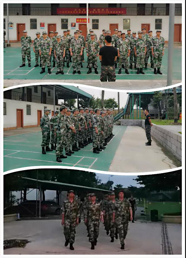 大家逐漸進入了一名軍人的狀態(tài)！